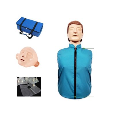 Notfall-Fähigkeiten Lehre Modelle Erwachsene Halbkörper-CPR-Training Mannequin mit Monitor