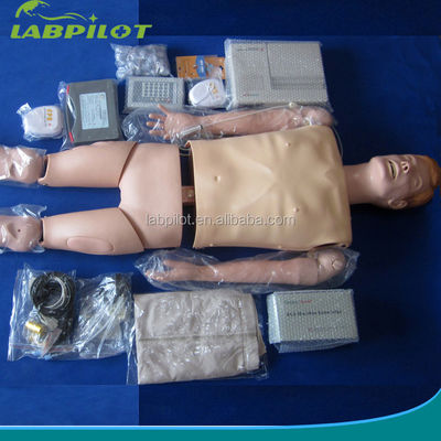 Mannequin für die umfassende Notfallschulung HLW Intubation Defibrillation und IV-Injektion