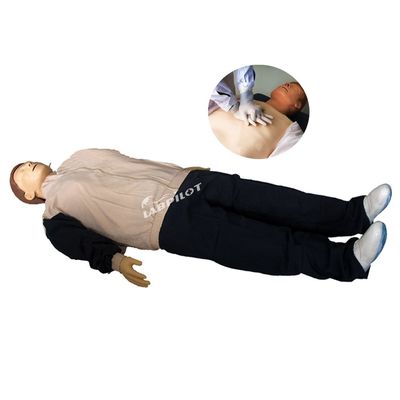 Fortgeschrittene HLK-Mannequin mit Drucker für die medizinische Erste-Hilfe-Ausbildung Dummy Puppe und PVC