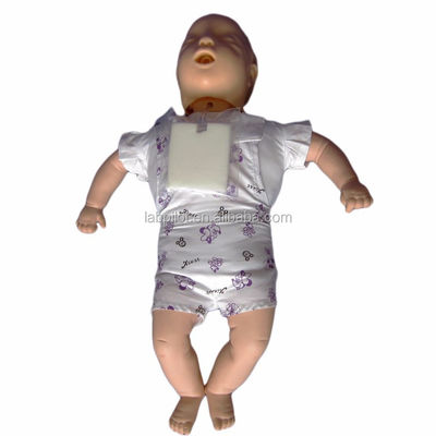 Erweiterte PVC-Lichtsinnige Babypuppe Erste Hilfe Säugling Asphyxial Manikin Atemwegsobstruktion Modell