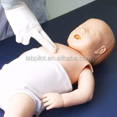 Eine Baby-Kreislauf-Kreislauf-Mannequin ist für eine fortgeschrittene Herzreanimation unerlässlich