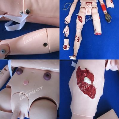 Umfassende Krankenschwester-Mannequin für Trauma- und Wundbehandlung in menschlicher Lebensgröße