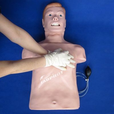 Professionelle menschliche lebensgroße Schaukel für Erwachsene Halbkörper CPR und Intubation Training