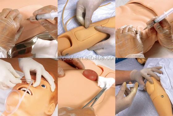 Intubationsschulungsmodell für eine multifunktionale Kombination von Patientenpflege-Manikinen