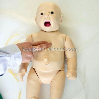 Realistische Haut-Simulation PALS Neugeborene Babymaniquin für Auskultation und EKG-Training