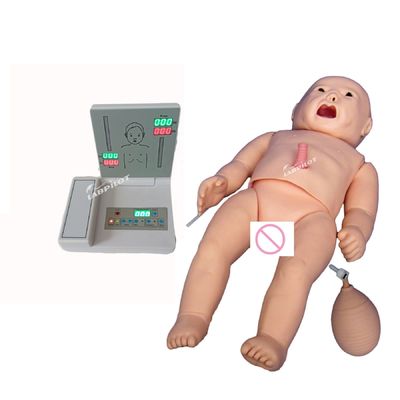 Realistische Haut-Simulation PALS Neugeborene Babymaniquin für Auskultation und EKG-Training