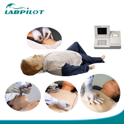 Mannequin für intelligente medizinische Ausbildung HLW Intubation EKG Defibrillation und Schrittmachen