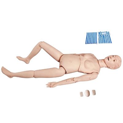 Medizinische Naturwissenschaften Grundstück Female Nursing Manikin Training Simulator mit fortgeschrittenem PVC