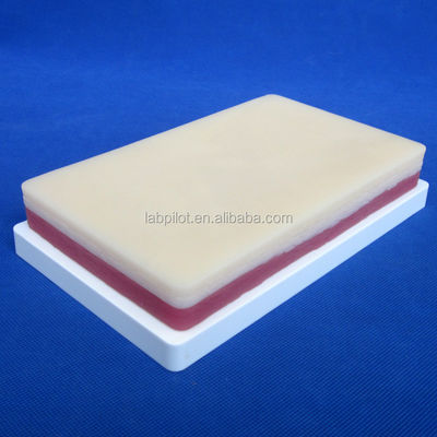 Medizinische Lehr-Simulatoren Elastische 3-Schicht Chirurgische Suring Pad für Muskeln und Haut