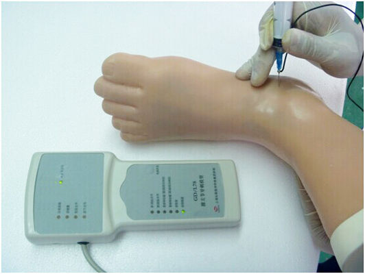 Realistische menschliche Simulation Mannequin Knöchel Gelenk Injektion Training Modell mit Kontrollbox