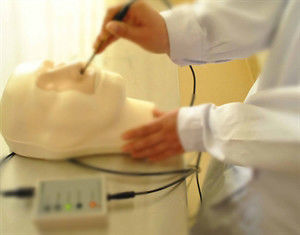 Nasal Hämostase Kauterierung und Packing Training Manikin für Funktion Medizinisches Modell