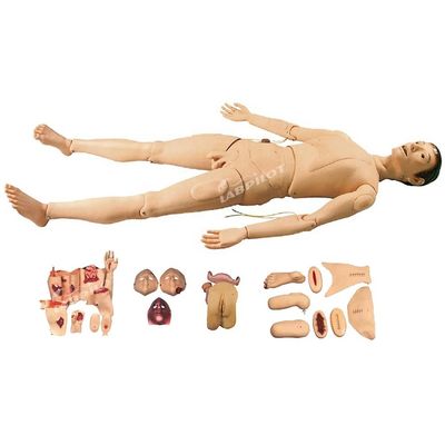 Medizinische Fakultäten Vollkörper-Trauma-Krankenschwester-Drossel-Wundpflege-Simulator