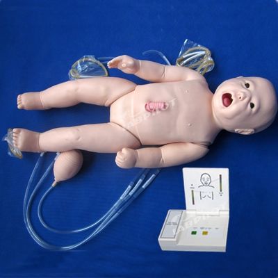 Fortgeschrittene voll funktionsfähige Neugeborenenpflege und HLK-Mannequin menschliche Lebensgröße zur klinischen Praxis