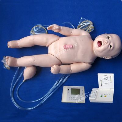 CPR Auskultation Funktion Mannequin für die multifunktionale Mutterschaft und pädiatrische Pflege