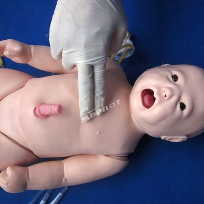 Neugeborenes Baby Umbilical Nursing Venipuncture Intubation und CPR Training mit Manikin