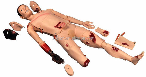 Realistische menschliche Schaukel für das Lehren Trauma Simulator Verbrennungs Gesicht und Fraktur Wundpflege