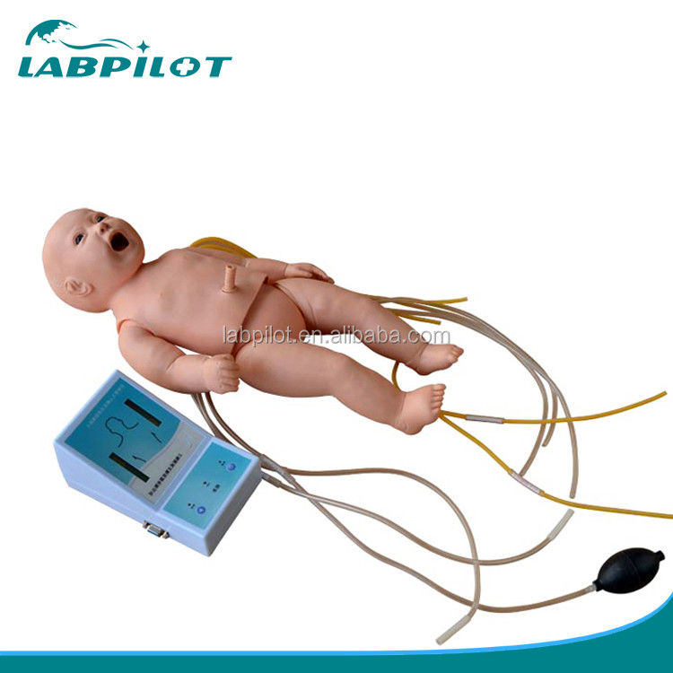 Neugeborene CPR und Krankenschwester-Manikin für die simulierte Pediatrische ALS in der Medizintechnik