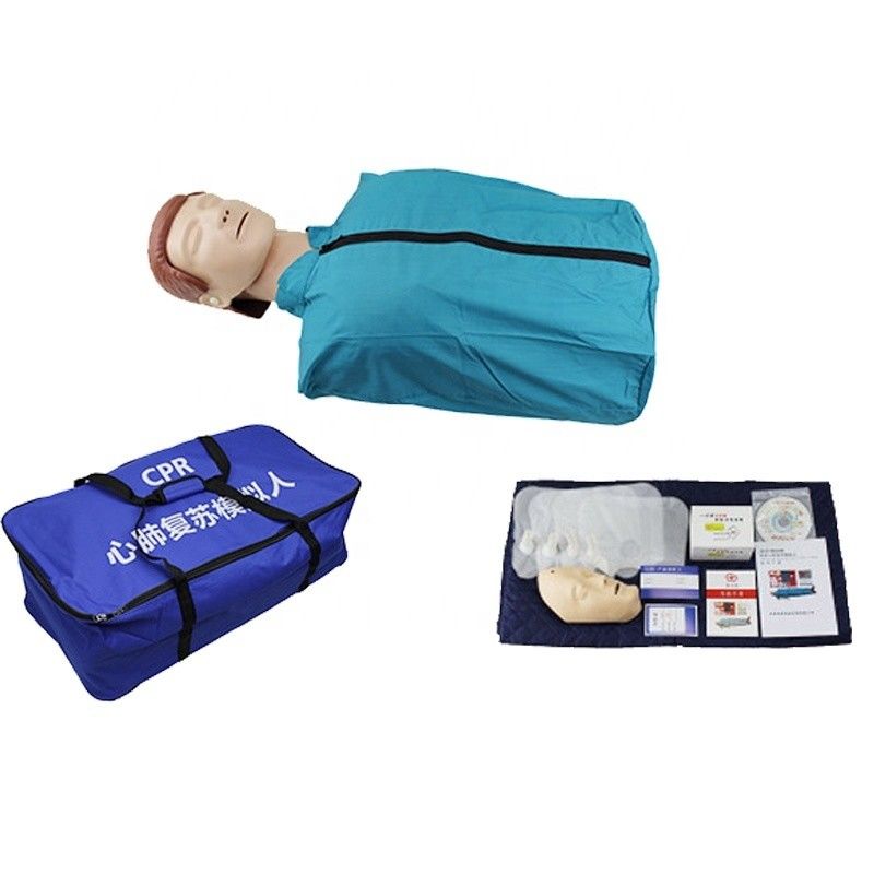 PVC Menschliche Lebensgröße Halbkörper CPR-Ausbildung Mannequin für wirtschaftliche CPR-Praxis