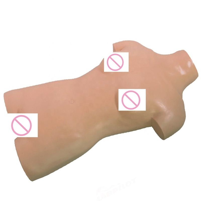 Menschliche Lebensgröße aseptische Operation Training Mannequin weibliche chirurgische Versorgung Medizinische Pflege Dummy