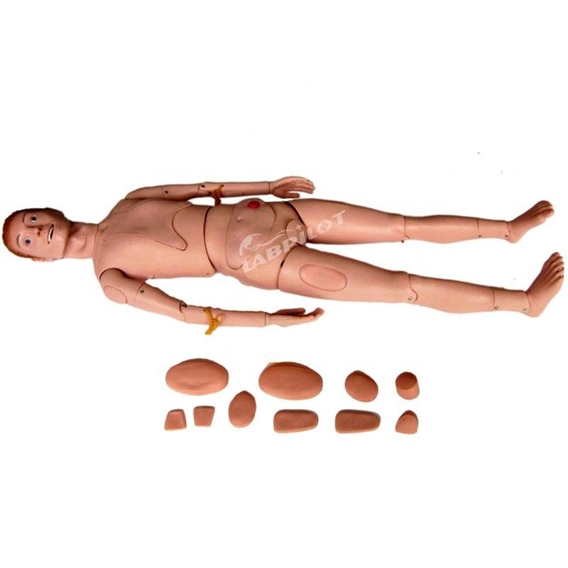 Realistische menschliche Schaukel für das Lehren Trauma Simulator Verbrennungs Gesicht und Fraktur Wundpflege