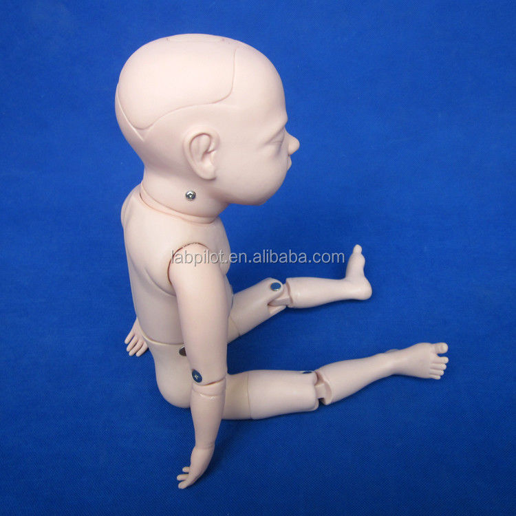 Neugeborenes Mädchen Krankenschwester-Mannequin für die Kinderbetreuung in der Krankenschwesterschule